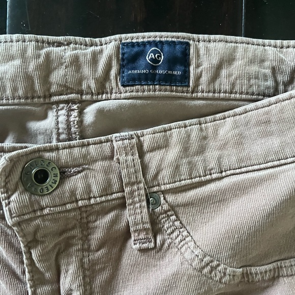 AG Adriano Goldschmeid Dusty Pink The Skinny Corduroy Legging Size 26R - Picture 8 of 12